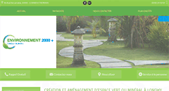Desktop Screenshot of environnement2000.com